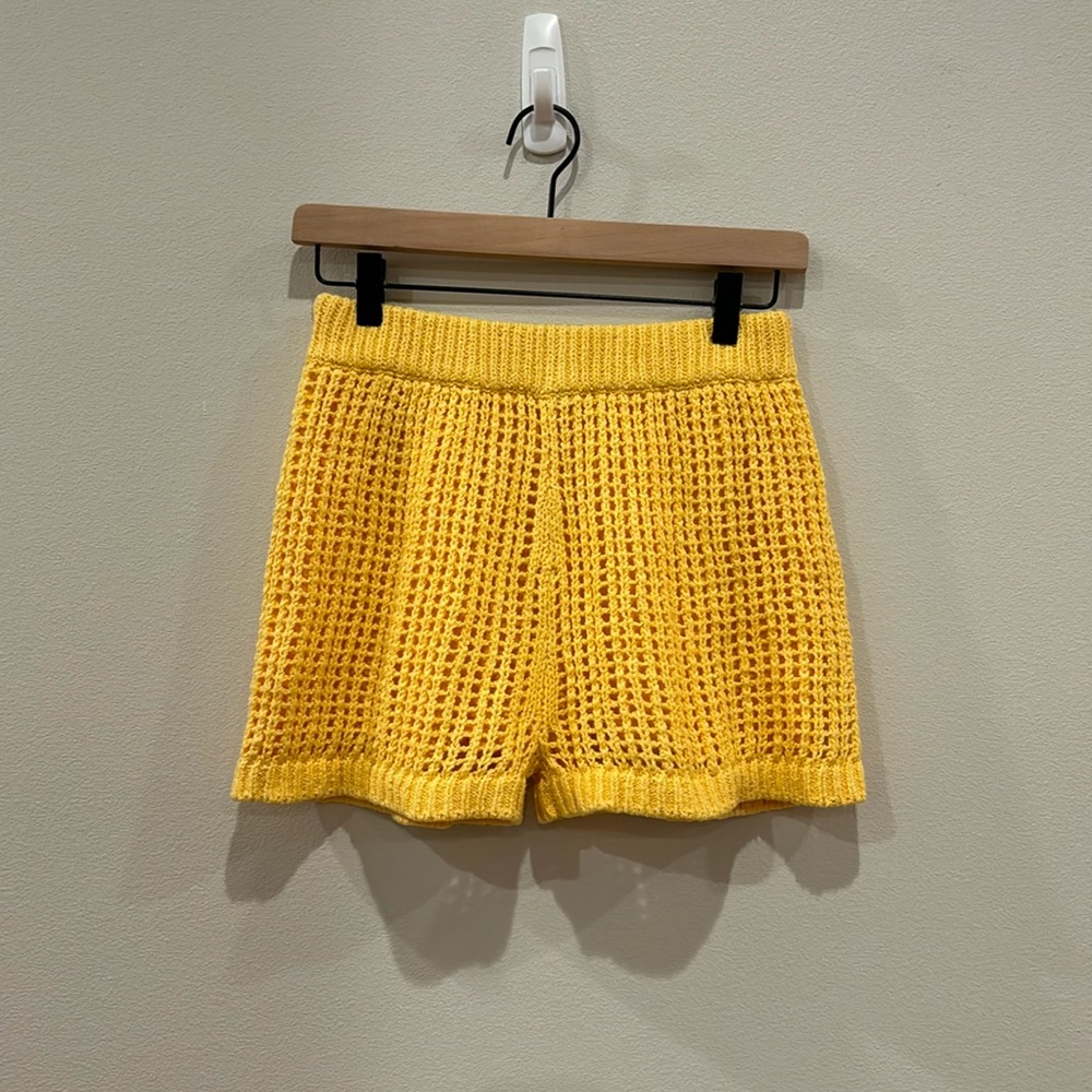 One Grey Day Knit Shorts NWT